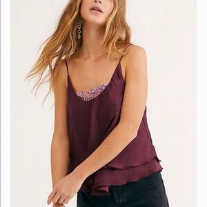 Free People ‘Turn It On’ Sequin Cami, Size Small
